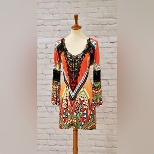 Long sleeve Brazil Roxx Seven Waves Collection dress nwt